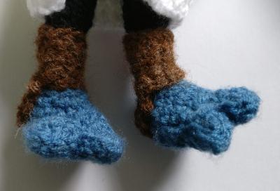 A close up of the feet