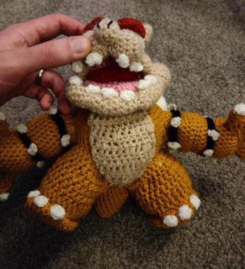 A photo showing the inside of the mouth