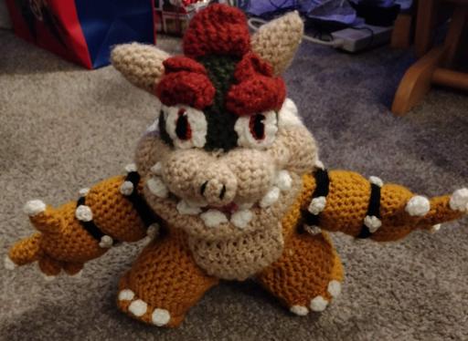 Front view of the doll