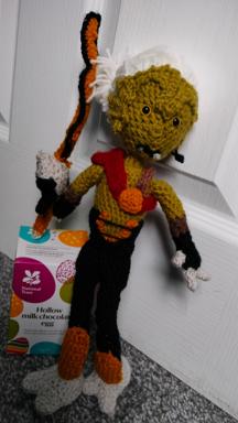 Kain holding the sword, standing up