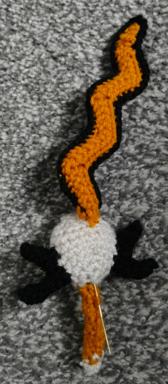 Back view of the sword