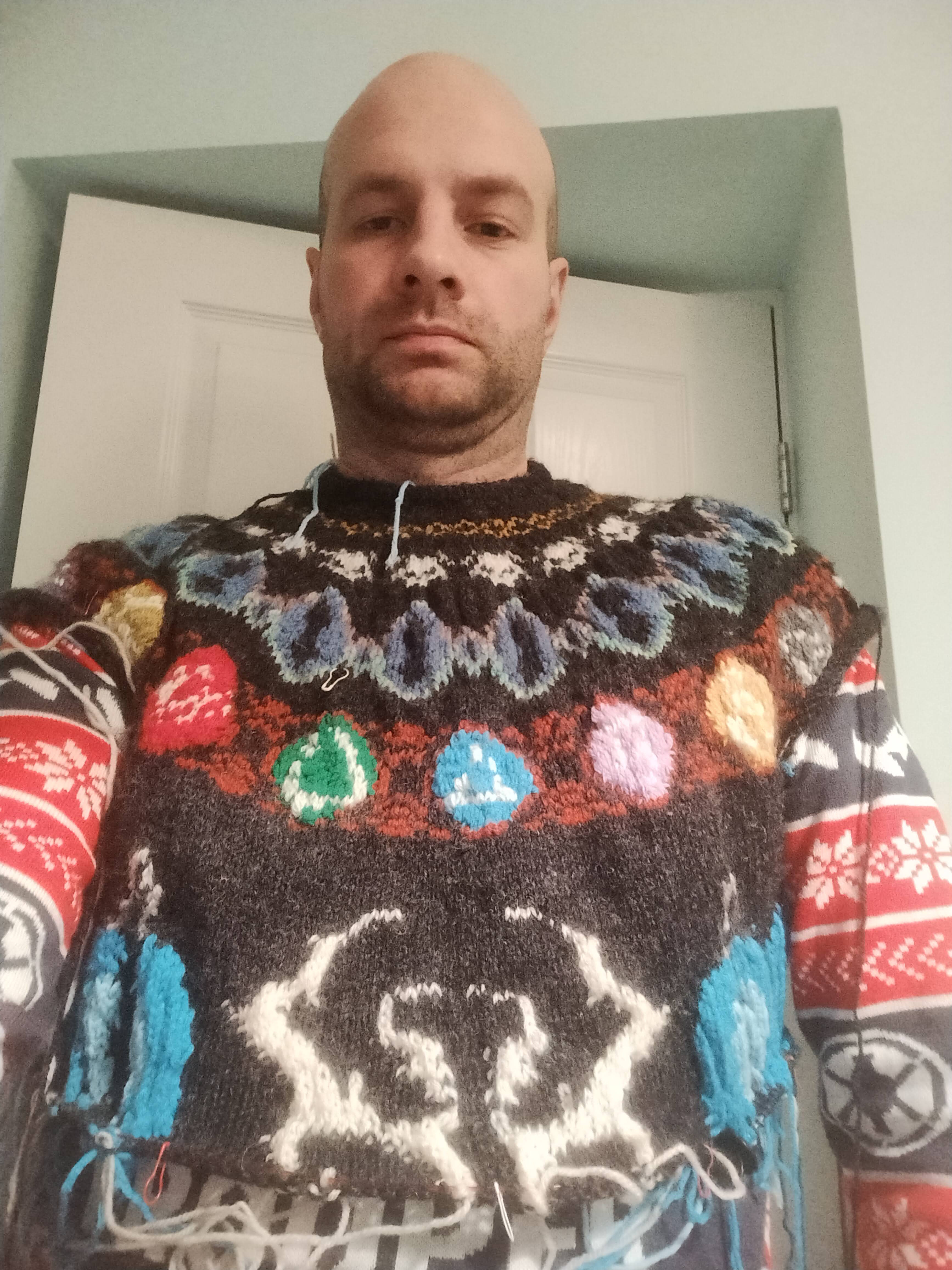 The body almost completed, modelled by me